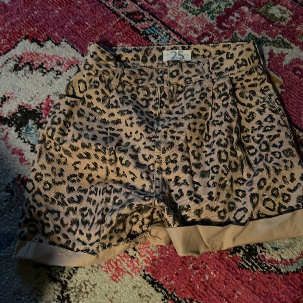 NWT Free People Printed Dogtown Cut Off Shorts